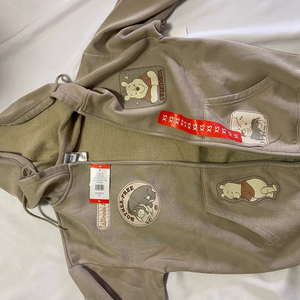 Disney Tan Winnie the Pooh and Eeyore Jacket - Picture 9 of 11